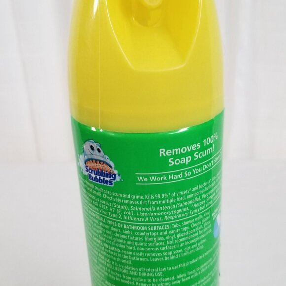 2 Scrubbing Bubbles Bathroom Grime Fighter Citrus Removes 100% Soap Scum - Picture 8 of 16